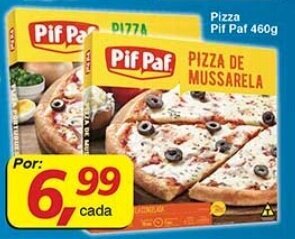 Supermercados Guanabara Pizza Pif Paf 460g oferta