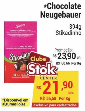 Stok Center Chocolate Neugebauer oferta