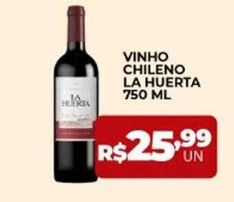 Supermercados Myatã Vinho Chileno La Huerta oferta