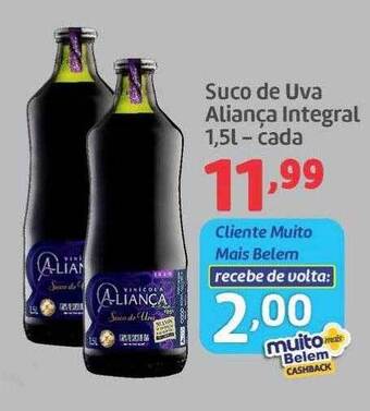 Suco De Uva Aliança Integral - Cada