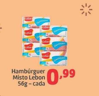 Hambúrguer Misto Lebon - Cada