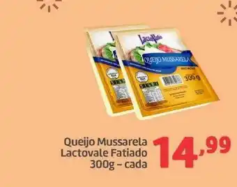 Queijo Mussarela Lactovale Fatiado - Cada