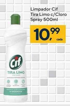 Coop Limpador Cif Tira Limo C Cloro Spray oferta