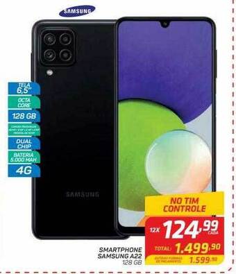 GBarbosa Smartphone Samsung A22 128gb oferta