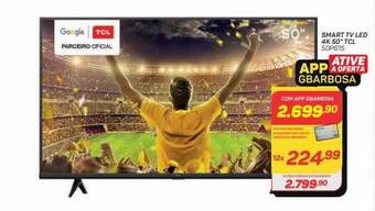 GBarbosa Smart Tv Led 4k 50 oferta