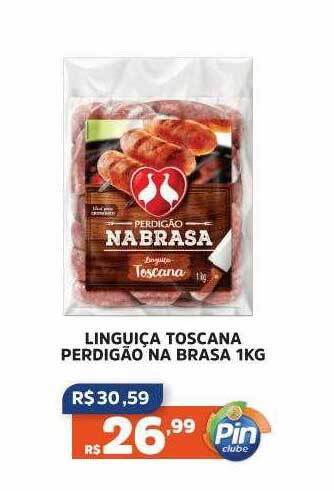 Pinheiro Supermercado Linguiça Toscana Perdigão Na Brasa oferta