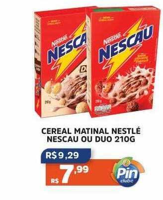 Pinheiro Supermercado Cereal Matinal Nestlé Nescau Ou Duo oferta