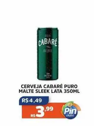 Cerveja Cabaré Puro Malte Sleek