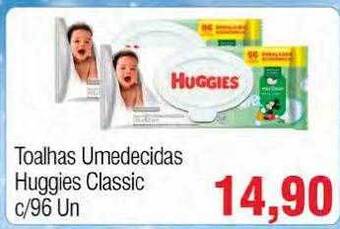 Spani Atacadista Toalhas Umedecidas Huggies Classic oferta