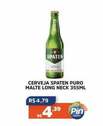 Cerveja Spaten Puro Malte Long Neck