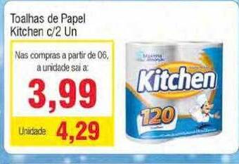 Spani Atacadista Toalhas De Papel Kitchen oferta