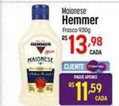 Muffato Maionese Hemmer oferta