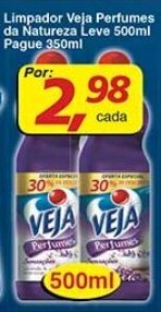 Supermercados Guanabara Limpador Veja Perfumes da Natureza Leve 500ml Pague 350ml oferta