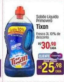 Muffato Sabão Liquido Primavera Tixan oferta