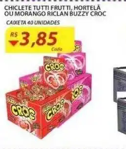 Chiclete Tutti Frutti Hortelã Ou Morango Riclan Buzzy Croc