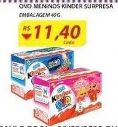 Assaí Atacadista Ovo Meninos Kinder Surpresa oferta
