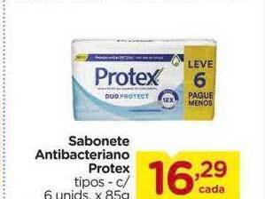 Carrefour Sabonete Antibacteriano Protex Tipos oferta
