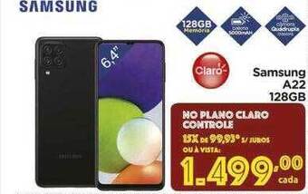 Carrefour Samsung A22 128gb oferta