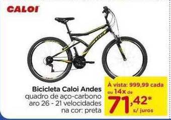 Carrefour Bicicleta Caloi Andes oferta