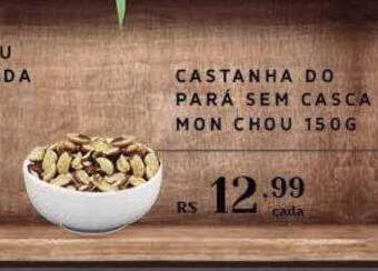 Empório Bahamas Castanha Do Pará Sem Casca Mon Chou oferta