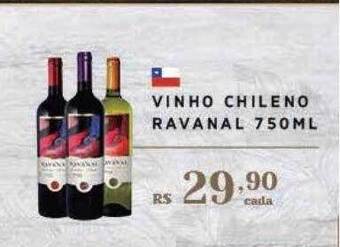 Empório Bahamas Vinho Chileno Ravanal oferta