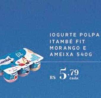 Empório Bahamas Iogurte Polpa Itambé Fit Morango E Ameixa oferta