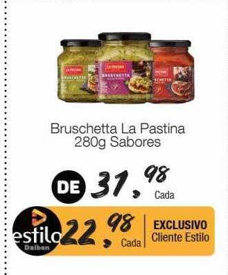 Supermercado Dalben Bruschetta La Pastina Sabores oferta