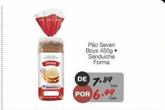 Pão Seven Boys Sanduíche Forma