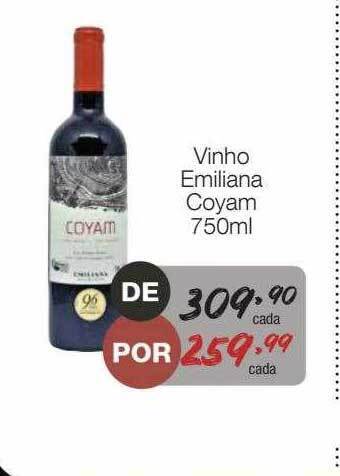 Supermercado Dalben Vinho Emiliana Coyam oferta