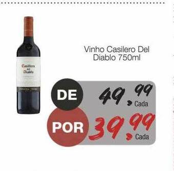 Supermercado Dalben Vinho Casilero Del Diablo oferta