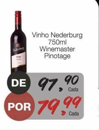Supermercado Dalben Vinho Nederburg Winemaster Pinotage oferta