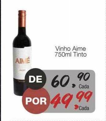 Supermercado Dalben Vinho Aime Tinto oferta
