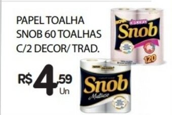 Supermercado Vitorino Papel Toalha Snob 60 Toalhas c/2 Decor/ Trad oferta