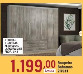 Berlanda Roupeiro Bahamas oferta