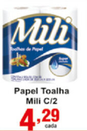 Rossi Supermercado Papel Toalha Mili c/2 oferta