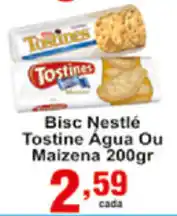 Rossi Supermercado Bisc Nestle Tostine Agua Ou Maizena 200g oferta