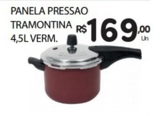 Panela Pressao Tramontina 4.5L Verm.