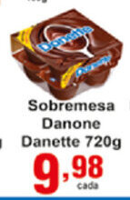 Rossi Supermercado Sobremesa Danone Danette 720g oferta