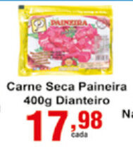 Rossi Supermercado Carne Seca Paineira 400g Dianteiro oferta