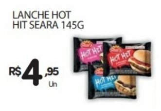 Supermercado Vitorino Lanche Hot Hit Seara 145g oferta