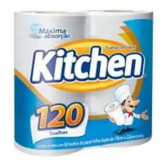 Papel toalha kitchen 22×19 cm 2 unidades