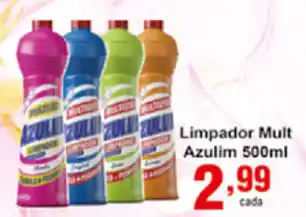 Rossi Supermercado Limpador Mult Azulim 500ml oferta
