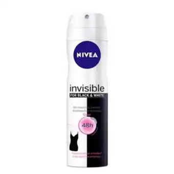 Big Box Desodorante aerossol nivea feminino invisible black &white 150ml oferta