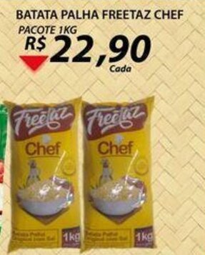 Assaí Atacadista Batata palha Freetaz Chef 1kg oferta