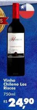 Big Box Vinho Chileno Los Riscos oferta