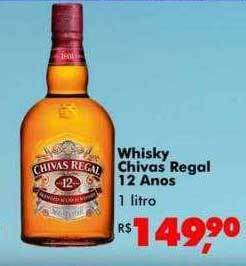 Big Box Whisky Chivas Regal 12 Anos oferta