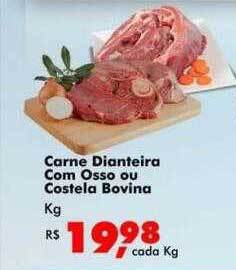 Big Box Carne Dianteira Com Osso Ou Costela Bovina Kg oferta