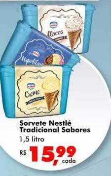 Big Box Sorvete Nestlé Tradicional Sabores oferta