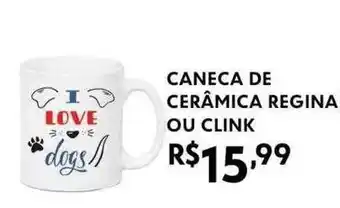 Boa Supermercados Caneca De Cerâmica Regina Ou Clink oferta