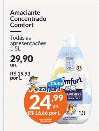 Zaffari Amaciante Concentrado Comfort oferta